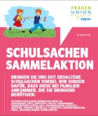 Schulsachen-Sammelaktion