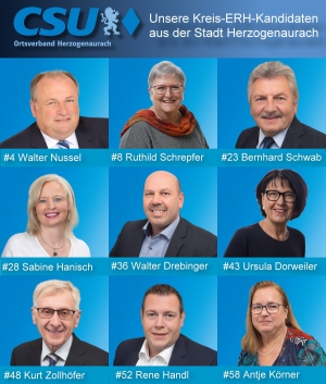 Unsere Kandidaten für den Kreistag ERH